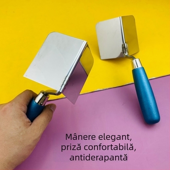 Unealtă din oțel inoxidabil cu unghiuri duale pentru colțuri interioare/exterioare, tencuială și chit; modele D200, D300, D200S, D300S