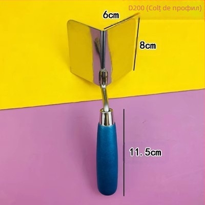 Unealtă din oțel inoxidabil cu unghiuri duale pentru colțuri interioare/exterioare, tencuială și chit; modele D200, D300, D200S, D300S
