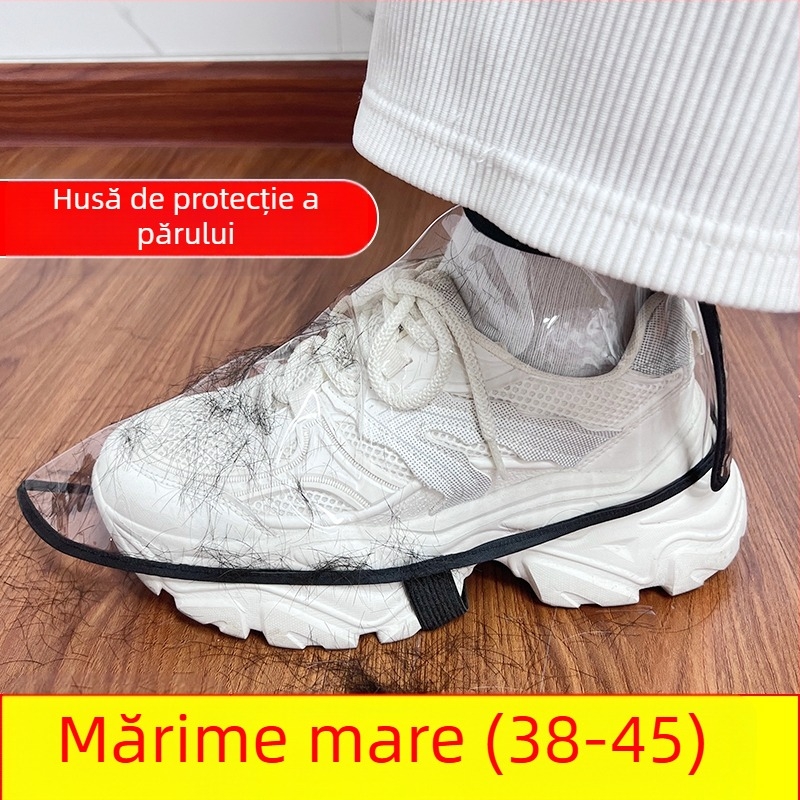 Huse de încălțăminte pentru frizerie, protecție împotriva prafului, anti-cădere a părului, pentru adulți, model 69850, biodegradabile