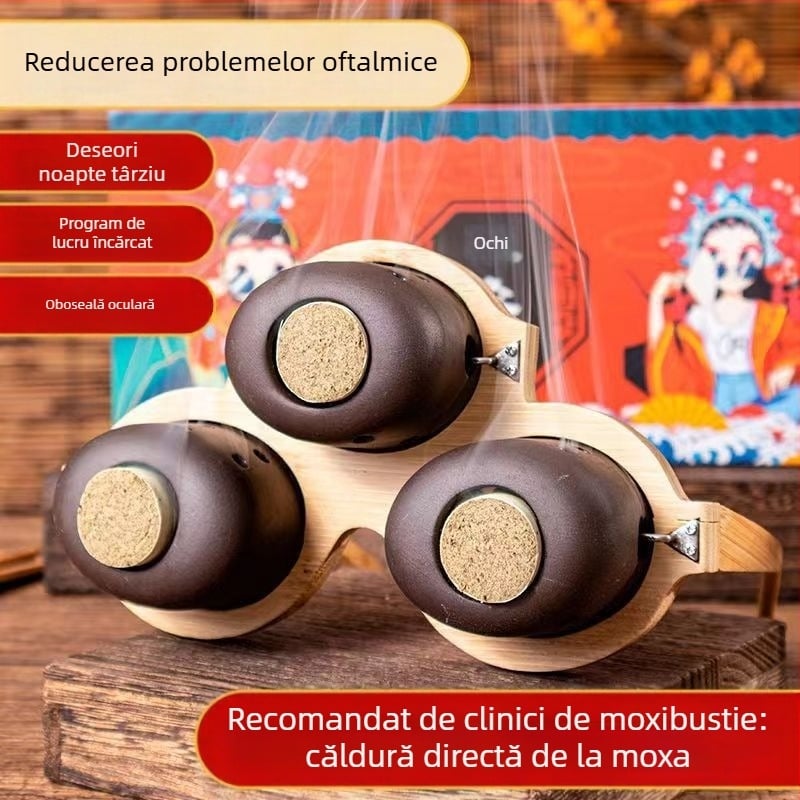 Dispozitiv portabil de moxibustie ocular, 2-3 orificii, pachet de 50 bucăți