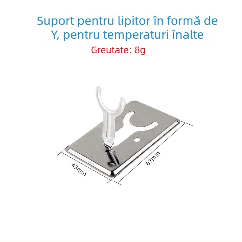 Raft din metal pentru fier de lipit, suport pătrat în formă de Y, finisaj emailat, compatibil cu suporturi pentru fier de lipit, marcă Neutral