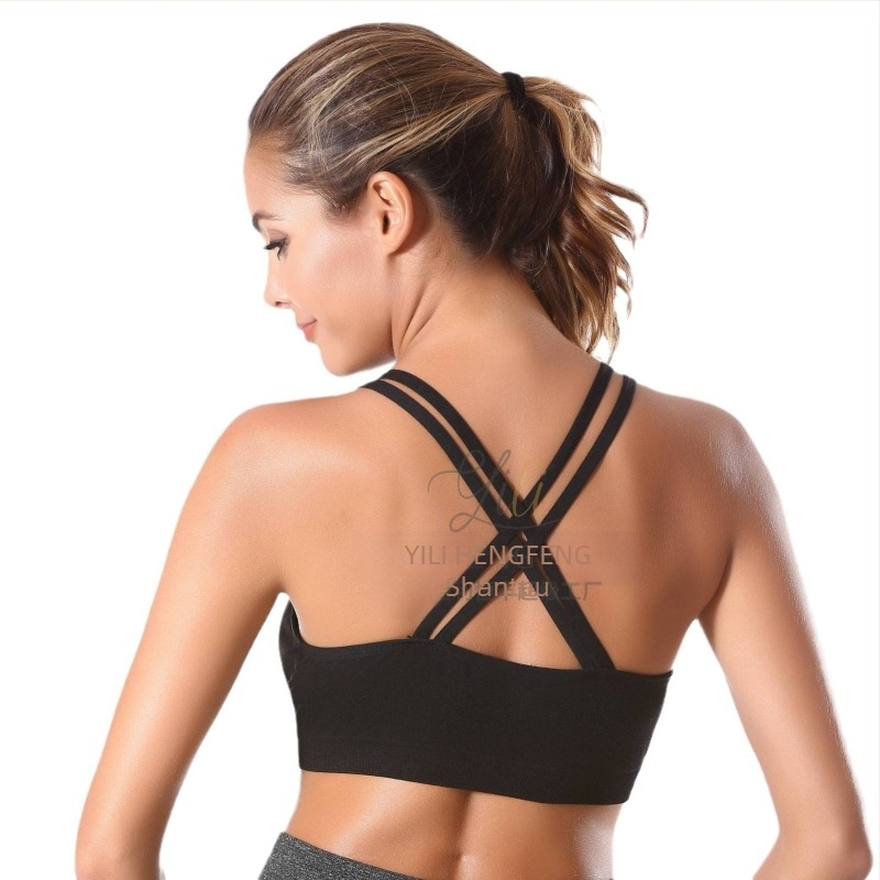 Sutien cu decupaj, bretele duble, push-up, fără sârmă, cupă 3/4