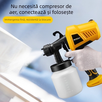Mekla Pistol electric de vopsire pentru uz casnic, pulverizare uniformă, atomizare fină