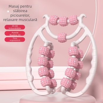 Masajer pentru picioare cu două rânduri de role circulare; Material: PP și copolipropilenă; Brand: Sai Yue Kang