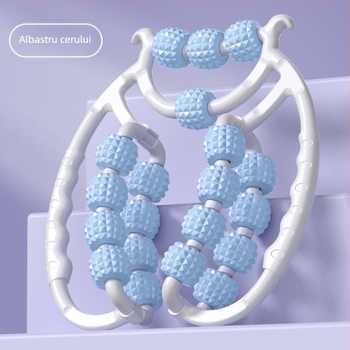 Masajer pentru picioare cu două rânduri de role circulare; Material: PP și copolipropilenă; Brand: Sai Yue Kang