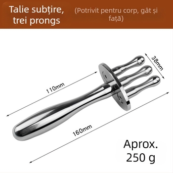 anisa Furculă magnetică de masaj pentru meridiane — terapie acupoint cu două și trei arcuri, capete rotunde de masaj pentru gât, spate, talie și picioare