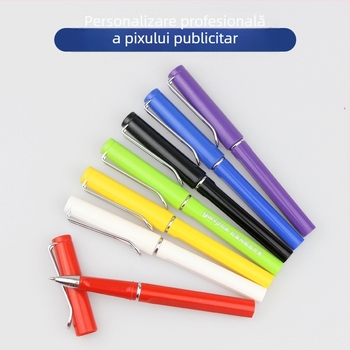 Pix promoțional cu logo personalizat și cod QR – Modelul 802, corp din plastic, imprimare logo disponibilă, personalizare disponibilă, pentru birou și papetărie