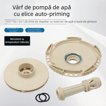 Pompa Jet auto-primară – elice din plastic, țeavă ghidaj, coloană, rezistență la temperaturi ridicate
