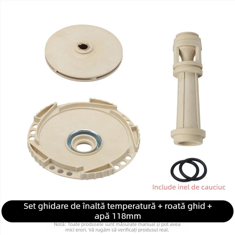 Pompa Jet auto-primară – elice din plastic, țeavă ghidaj, coloană, rezistență la temperaturi ridicate