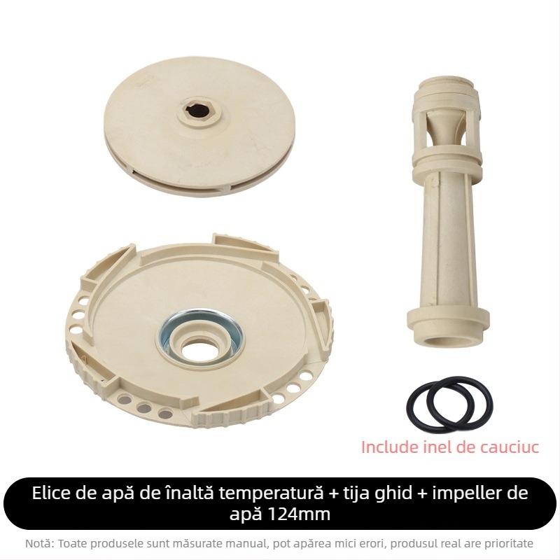 Pompa Jet auto-primară – elice din plastic, țeavă ghidaj, coloană, rezistență la temperaturi ridicate