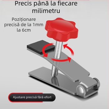 Huiyu Instrument de nivelare a plăcilor – oțel crom-vanadiu, scop universal, potrivit pentru montaj la domiciliu