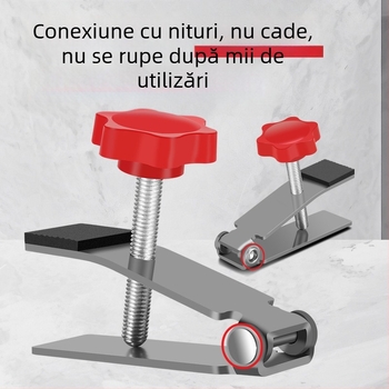 Huiyu Instrument de nivelare a plăcilor – oțel crom-vanadiu, scop universal, potrivit pentru montaj la domiciliu