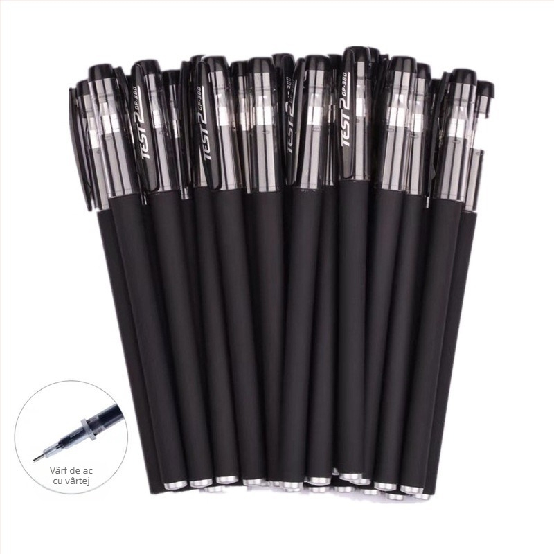 Pix biro cu bilă, finisaj mat neutru pentru elevi — cerneală roșie și albastră, instrument de scris potrivit examenelor (Origine: Altul; Brand: Altul; Imprimare logo: Nu)