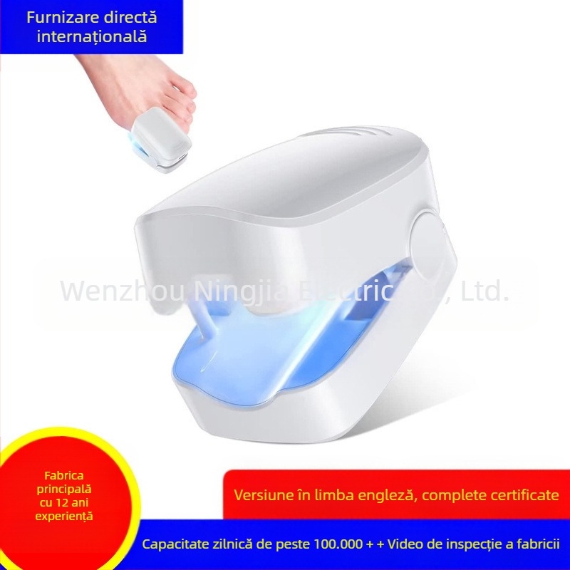 Lampă portabilă de uz casnic pentru onicomicoză, cu lumină albastră și fototerapie UV (Origine: Zhejiang; Portabil; Lumină albastră; Fototerapie UV; Tratament onicomicoză)
