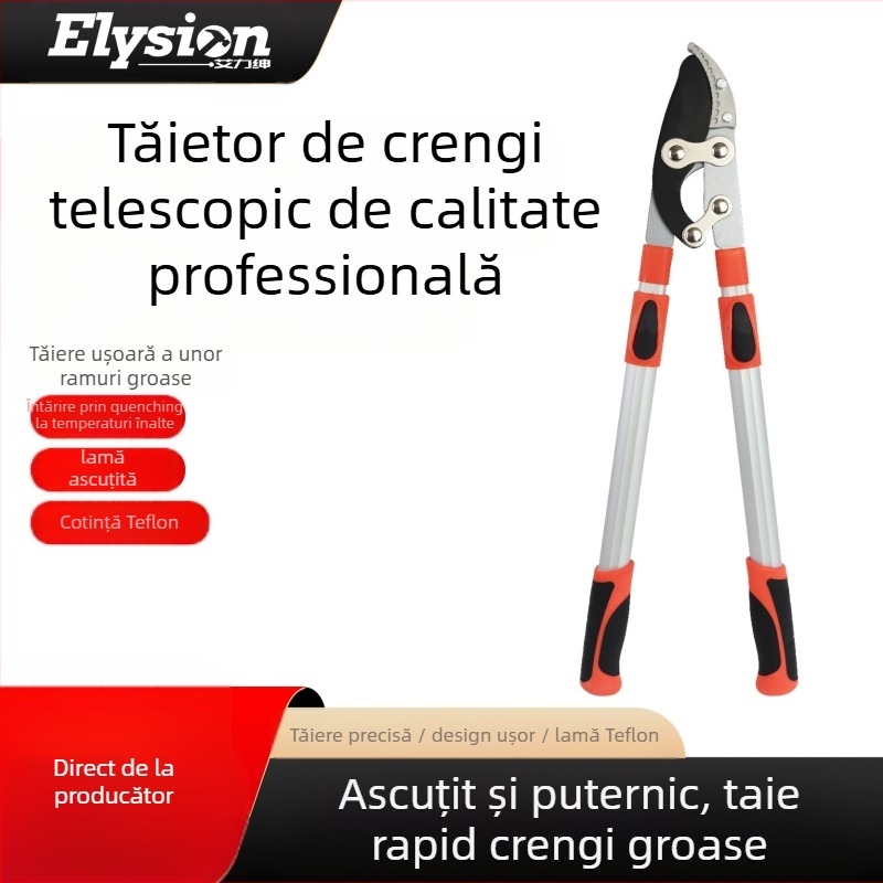 Manha Foarfe de Tăiat Crengi – Retractabilă pentru crengi groase, unealtă de grădină