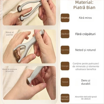 Gua sha instrument pentru degete – masaj Bianstone, 50 g