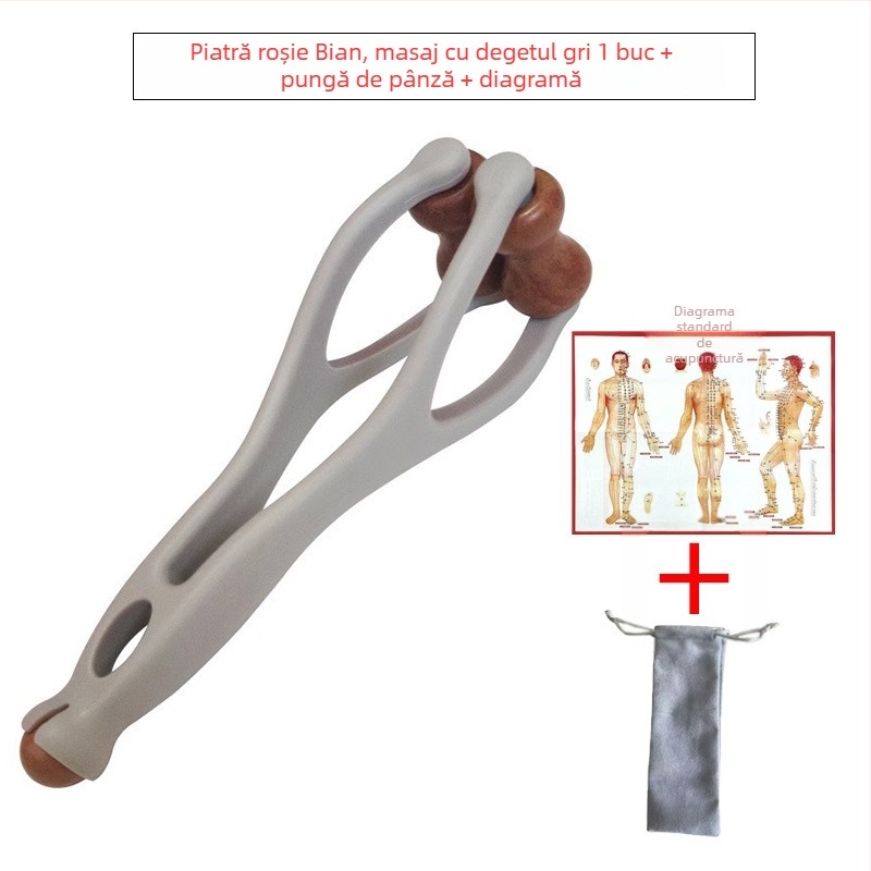 Gua sha instrument pentru degete – masaj Bianstone, 50 g