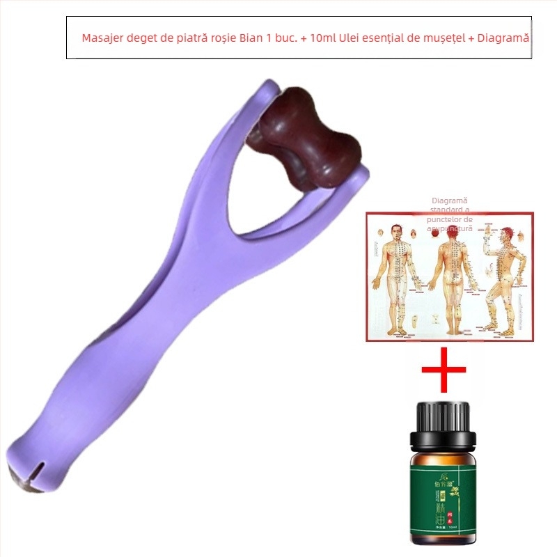 Gua sha instrument pentru degete – masaj Bianstone, 50 g