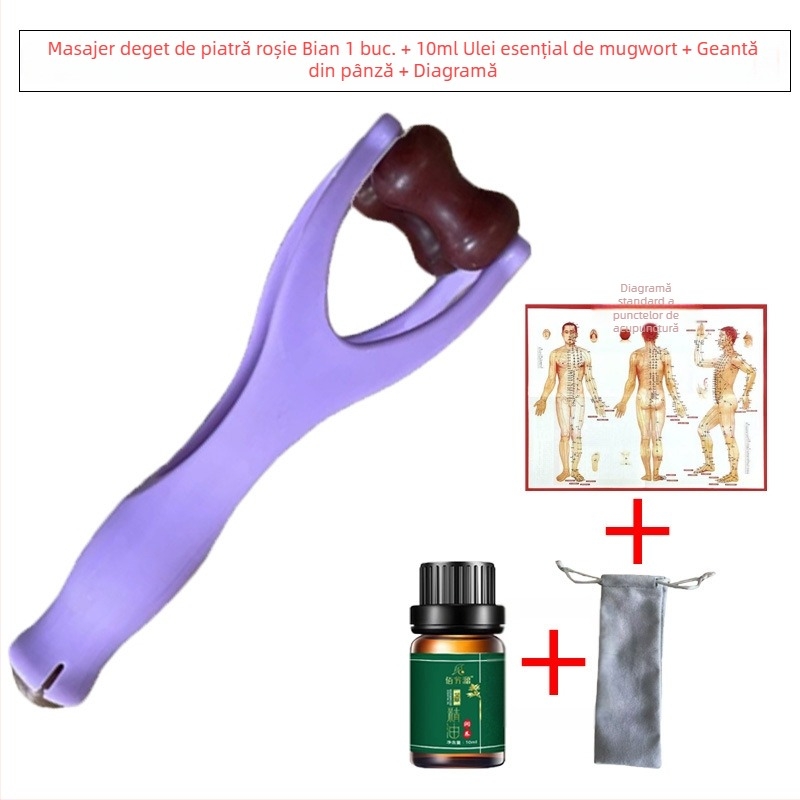 Gua sha instrument pentru degete – masaj Bianstone, 50 g