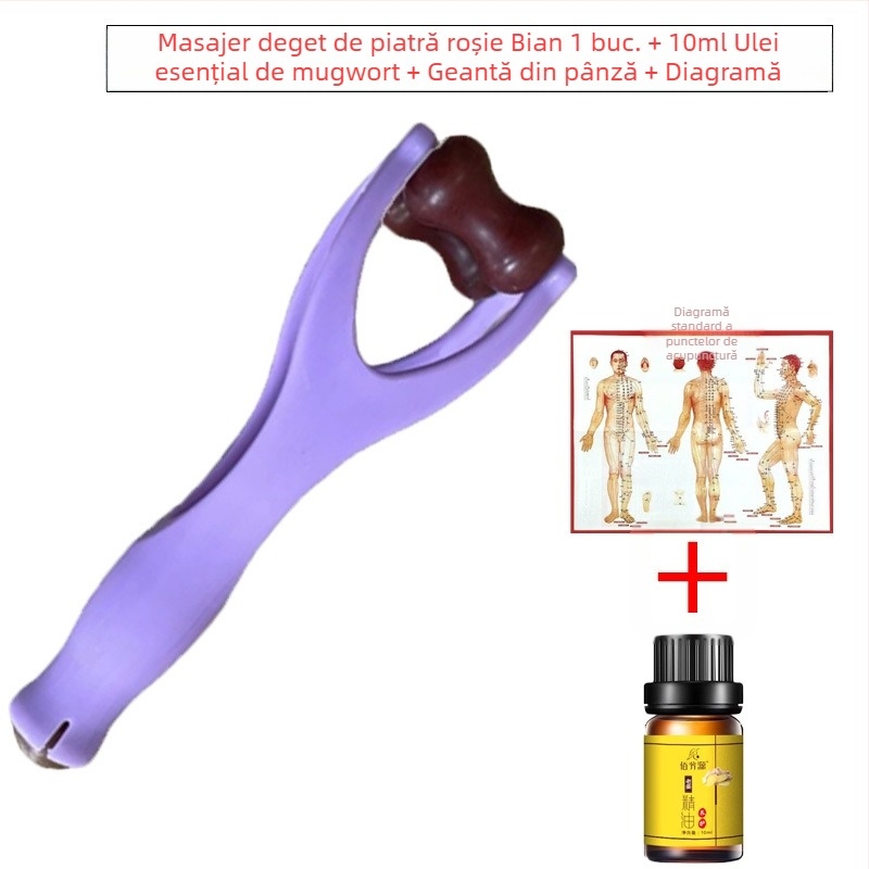 Gua sha instrument pentru degete – masaj Bianstone, 50 g