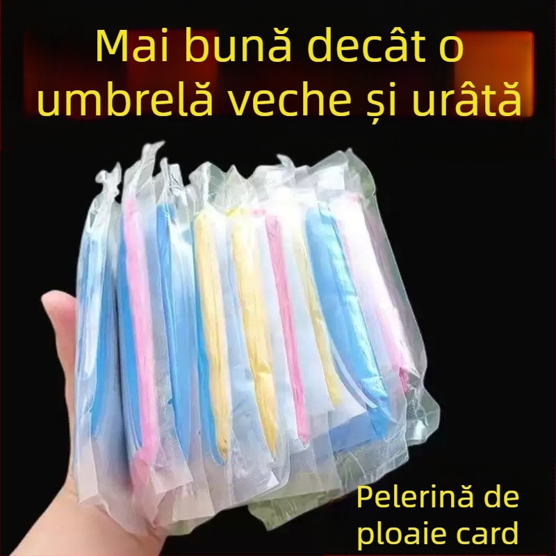 Poncho de ploaie din PVC, subțire, cu adeziv PU pentru etanșare, pentru bicicletă și exterior, imprimare logo disponibil