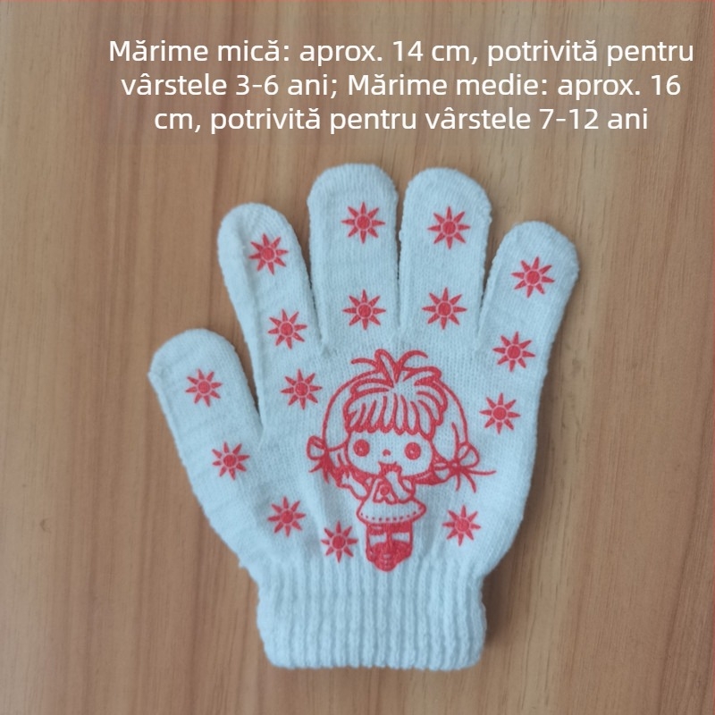 Mănuși de copii din bumbac, rezistente la tăieturi, protecție pentru grădinărit și trageri cu funia, albe, pentru copii 3-12 ani