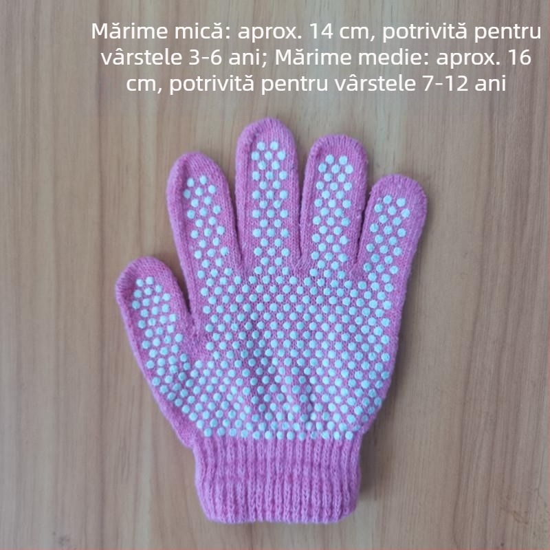 Mănuși de copii din bumbac, rezistente la tăieturi, protecție pentru grădinărit și trageri cu funia, albe, pentru copii 3-12 ani