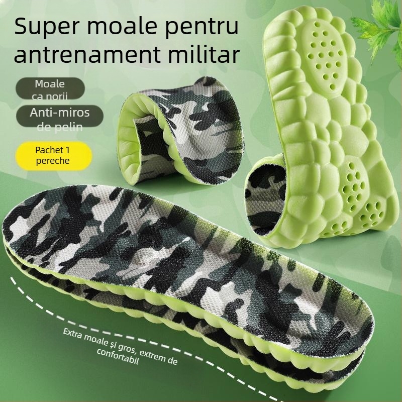 Tălpi de antrenament anti miros, respirante, absorbante de transpirație, cu amortizare, pentru staționare îndelungată, talpă sport pentru bărbați și femei