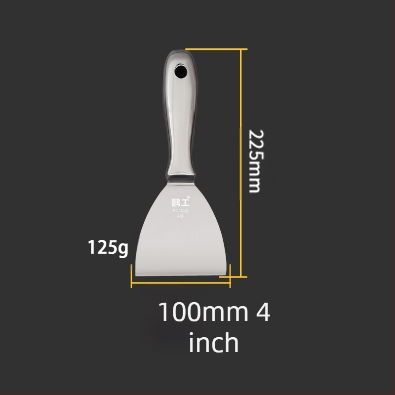 Cuțit plat pentru chit – oțel inoxidabil, calitate alimentară, pentru curățarea prafului și nămolului de pe lame; Peng Gong