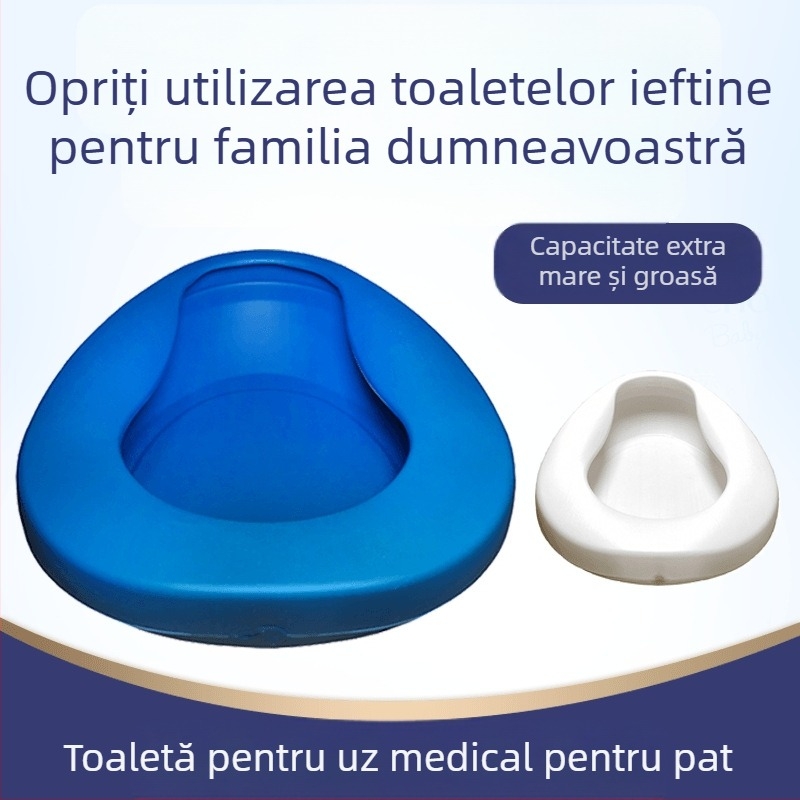 Vas de pat pentru bătrâni și pacienți paralizați; urinal pentru femei și mame; model plat mare pentru uz casnic (Material: Altul; Importat: Nu; Brand: Altul; Cod produs: Qsxa639949093802; Categoria: Spittoon)