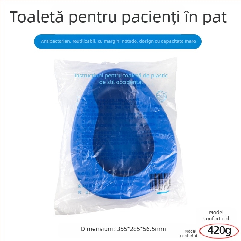 Vas de pat pentru bătrâni și pacienți paralizați; urinal pentru femei și mame; model plat mare pentru uz casnic (Material: Altul; Importat: Nu; Brand: Altul; Cod produs: Qsxa639949093802; Categoria: Spittoon)