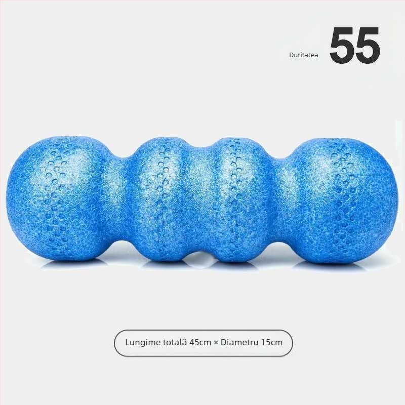 Rulou din spumă solid cu minge în formă de arahide pentru relaxarea mușchilor și fascia (Material: Altul; Marcă: Altul)