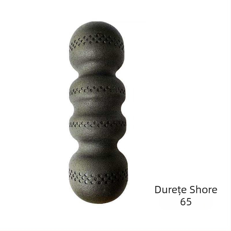 Rulou din spumă solid cu minge în formă de arahide pentru relaxarea mușchilor și fascia (Material: Altul; Marcă: Altul)