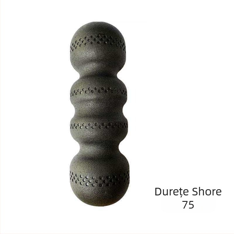 Rulou din spumă solid cu minge în formă de arahide pentru relaxarea mușchilor și fascia (Material: Altul; Marcă: Altul)