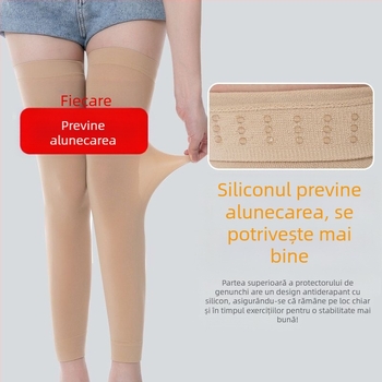 Genunchieră extinsă pentru vară caldă, subțire și respirabilă, unisex, din nailon