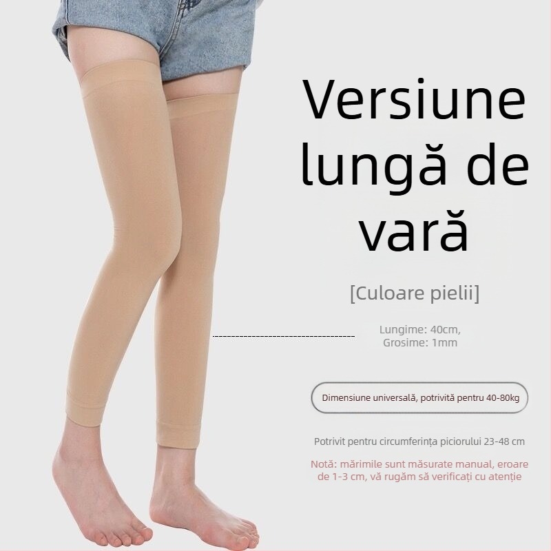 Genunchieră extinsă pentru vară caldă, subțire și respirabilă, unisex, din nailon