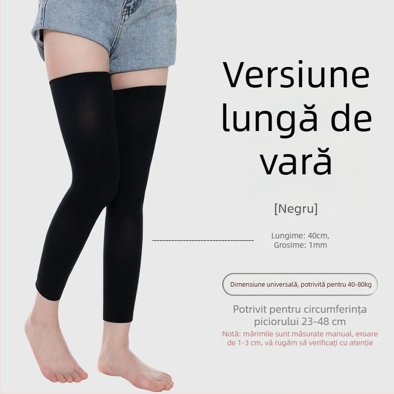 Genunchieră extinsă pentru vară caldă, subțire și respirabilă, unisex, din nailon