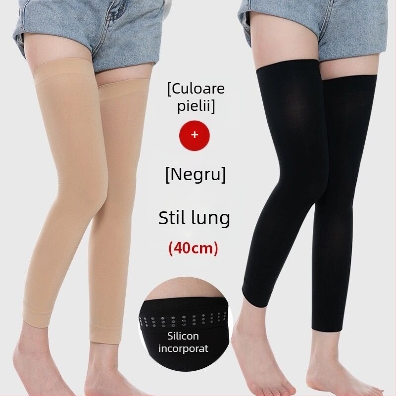 Genunchieră extinsă pentru vară caldă, subțire și respirabilă, unisex, din nailon