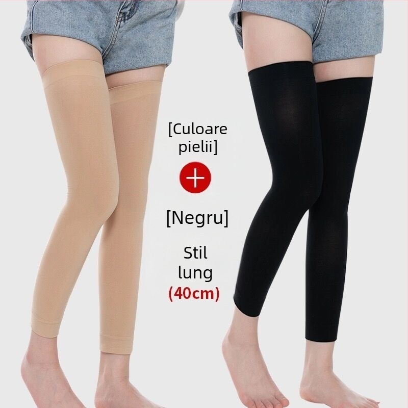 Genunchieră extinsă pentru vară caldă, subțire și respirabilă, unisex, din nailon