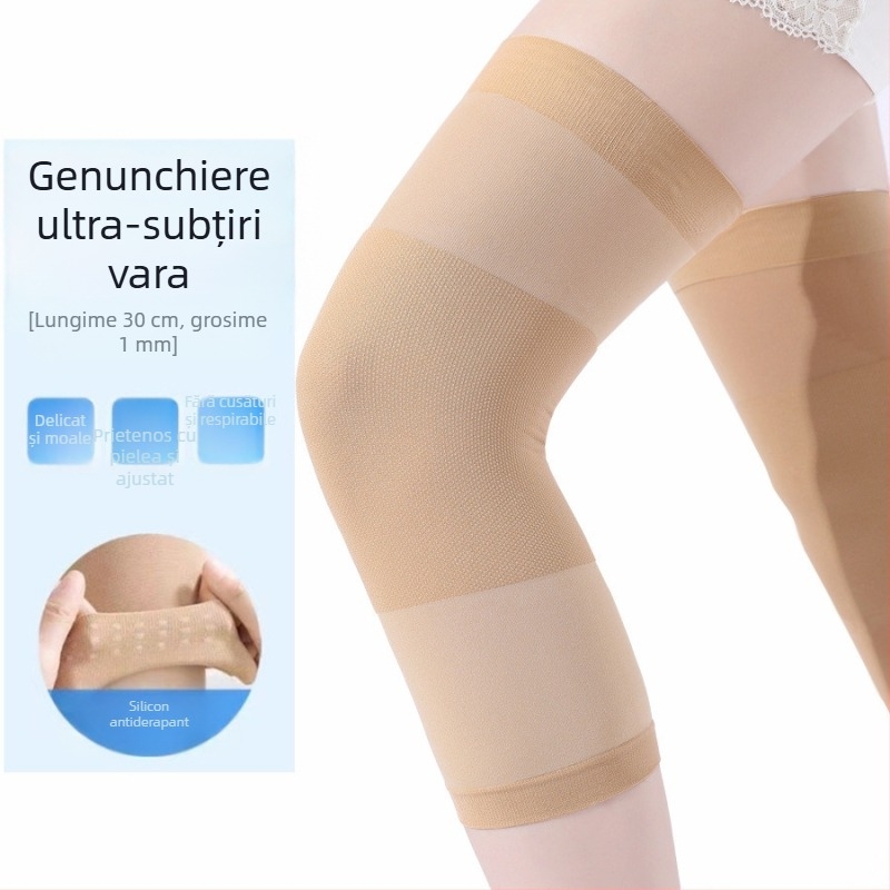 Genunchieră extinsă pentru vară caldă, subțire și respirabilă, unisex, din nailon