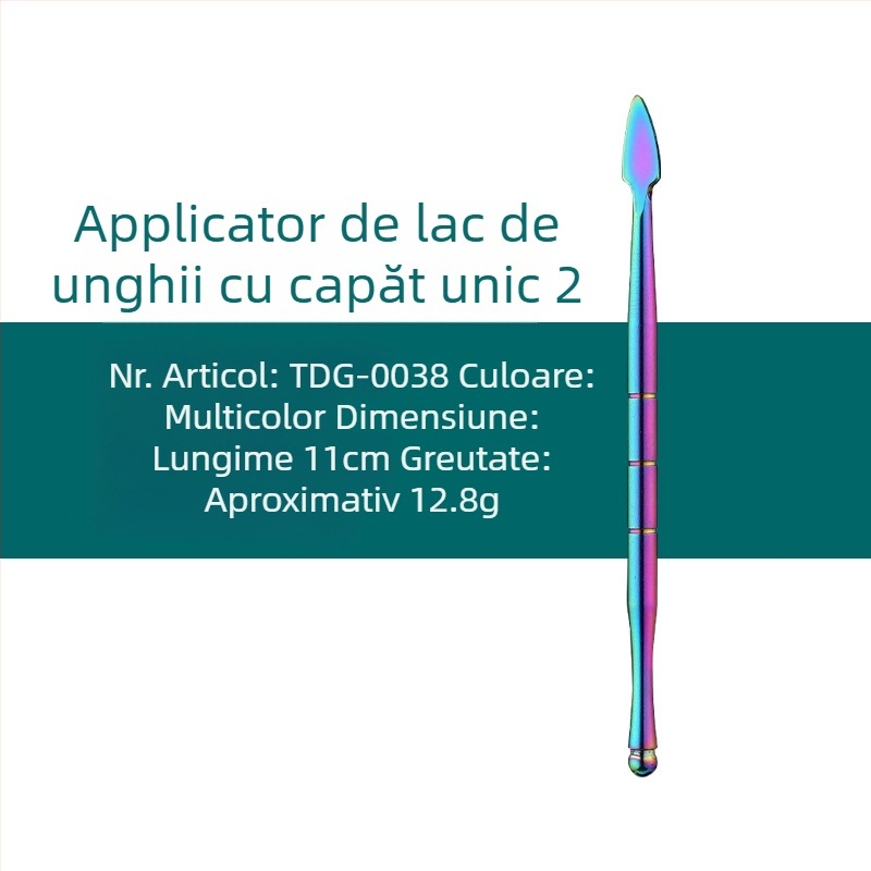 Set din oțel inoxidabil pentru curățarea pipe-urilor de fum și unelte de sculptură, dimensiuni 17.7 × 6 × 1.8 cm, greutate aproximativă 143 g; imprimare logo disponibilă și etichetare privată posibilă