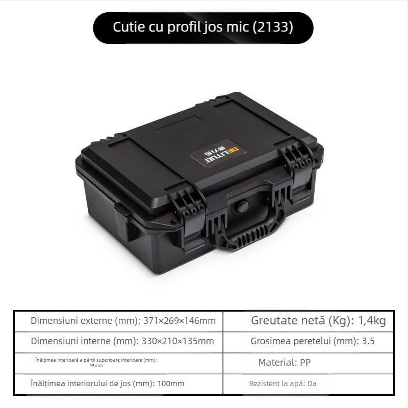 Cutie de protecție pentru instrumente și echipamente, impermeabilă, portabilă, depozitare sigură de înaltă calitate