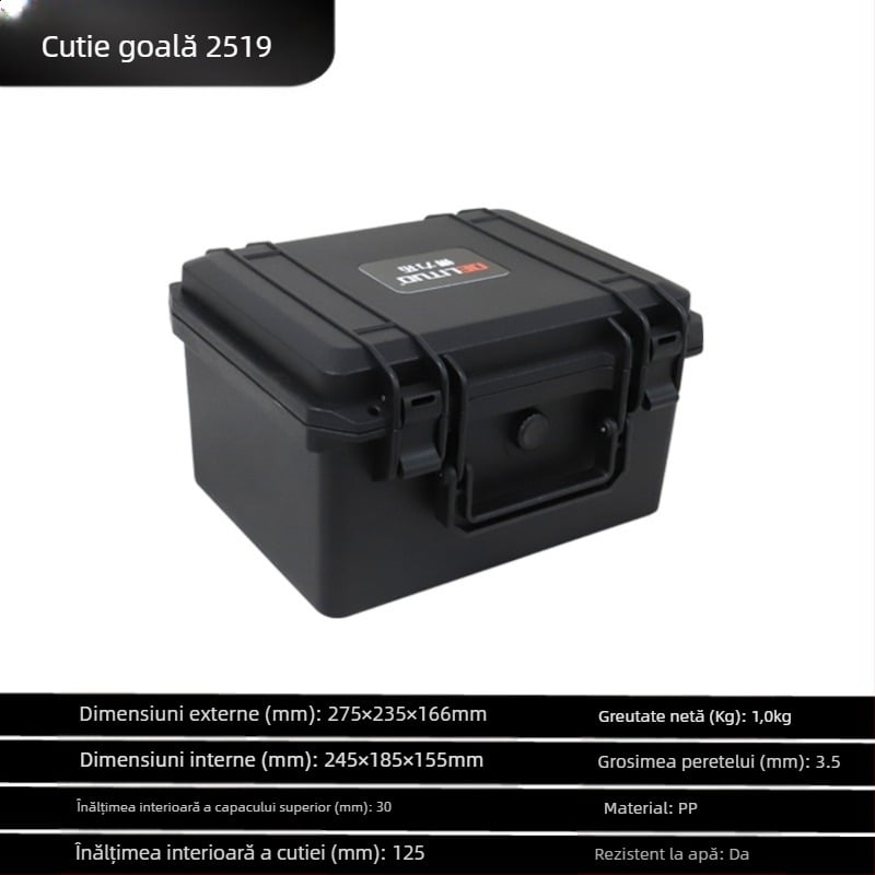 Cutie de protecție pentru instrumente și echipamente, impermeabilă, portabilă, depozitare sigură de înaltă calitate