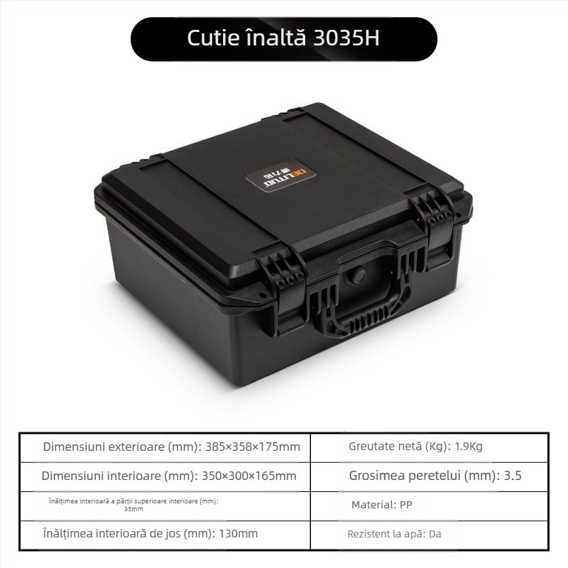 Cutie de protecție pentru instrumente și echipamente, impermeabilă, portabilă, depozitare sigură de înaltă calitate