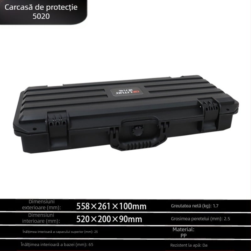 Cutie de protecție pentru instrumente și echipamente, impermeabilă, portabilă, depozitare sigură de înaltă calitate