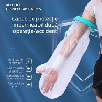 Sea Fly Carcasă impermeabilă PICC pentru răni la baie și îngrijire postoperatorie – PVC, PP și silicon, pentru picior, personalizabilă, garanție de 1 an
