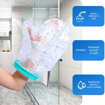 Sea Fly Carcasă impermeabilă PICC pentru răni la baie și îngrijire postoperatorie – PVC, PP și silicon, pentru picior, personalizabilă, garanție de 1 an