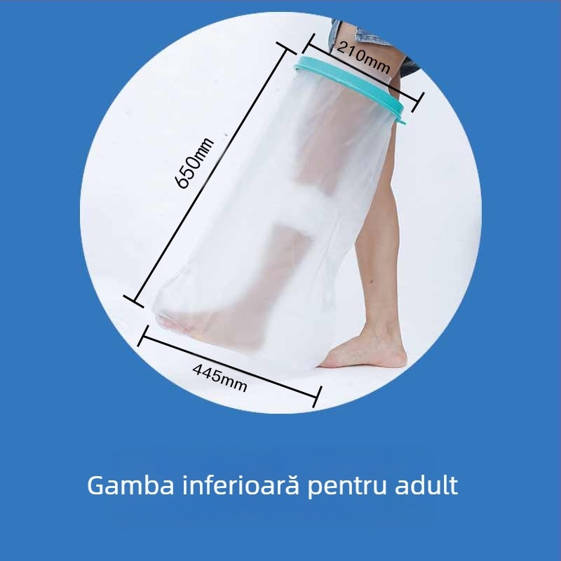 Sea Fly Carcasă impermeabilă PICC pentru răni la baie și îngrijire postoperatorie – PVC, PP și silicon, pentru picior, personalizabilă, garanție de 1 an