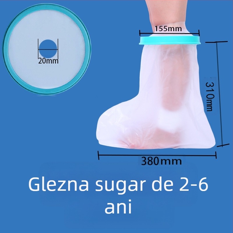 Sea Fly Carcasă impermeabilă PICC pentru răni la baie și îngrijire postoperatorie – PVC, PP și silicon, pentru picior, personalizabilă, garanție de 1 an