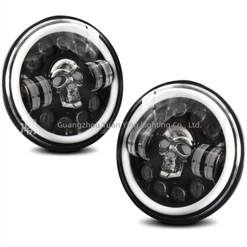 Far Wrangler pentru motociclete - aluminiu de aviație, LED, cupă reflectorizantă